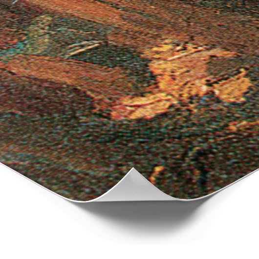 Gesang des Aspen, von Bert Geer Phillips Poster (Ecke)