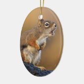 Gesang-Eichhörnchen Keramikornament (Links)