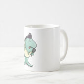 Gesang-Fische als Elvis-Ausführender Kaffeetasse (VorderseiteRechts)