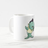 Gesang-Fische als Elvis-Ausführender Kaffeetasse (Vorderseite Links)