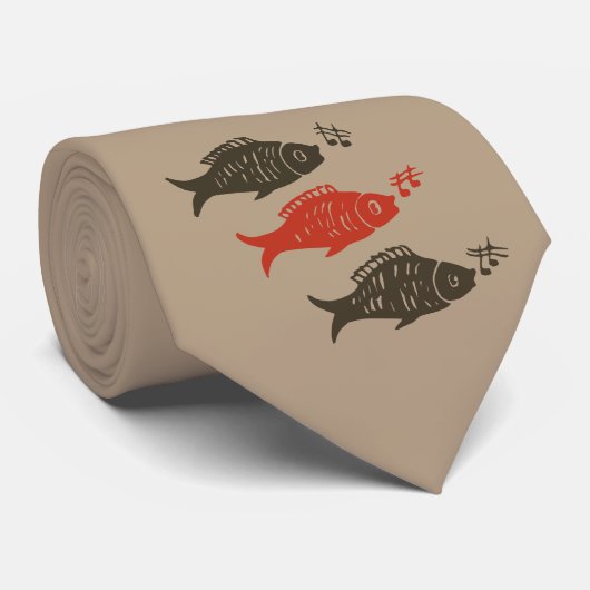 Gesang-Fischhals-Krawatte Krawatte (Gerollt)