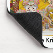 Gesang-Hasen Krishna u. sind glücklich! Mousepad (Ecke)