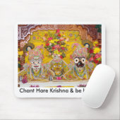 Gesang-Hasen Krishna u. sind glücklich! Mousepad (Mit Mouse)
