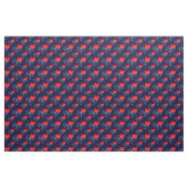 Gesang Herz Muster. Weiße Notizen, Hintergrund der Stoff (Yard (91,4 cm))