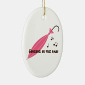 Gesang im Regen Keramik Ornament (Rechts)