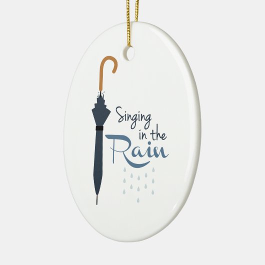 Gesang im Regen Keramikornament (Links)