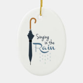 Gesang im Regen Keramikornament (Vorne)