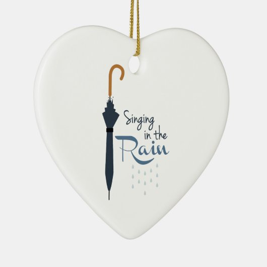 Gesang im Regen Keramikornament (Rechts)