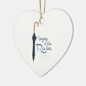 Gesang im Regen Keramikornament (Links)