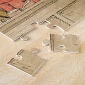 Gesang in der Kirche (w/c auf Papier) Puzzle (Seite)