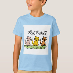 Gesang-Katzen T-Shirts und Geschenke