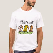 Gesang-Katzen T-Shirts und Geschenke (Vorderseite)