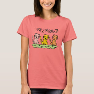 Gesang-Katzen T-Shirts und Geschenke
