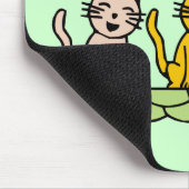 Gesang-Katzen T-Shirts und Geschenke Mousepad (Ecke)