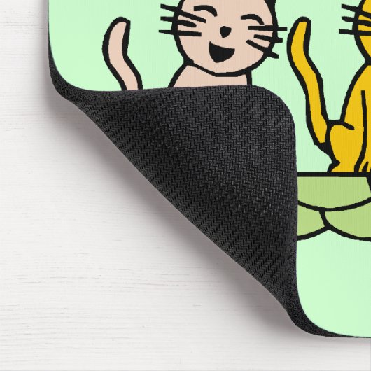 Gesang-Katzen T-Shirts und Geschenke Mousepad (Ecke)