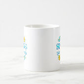 Gesang-Lächeln Kaffeetasse (Mittel)