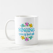 Gesang-Lächeln Kaffeetasse (Links)