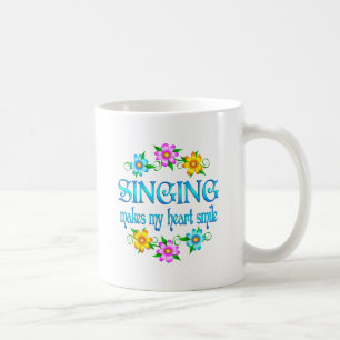 Gesang-Lächeln Kaffeetasse