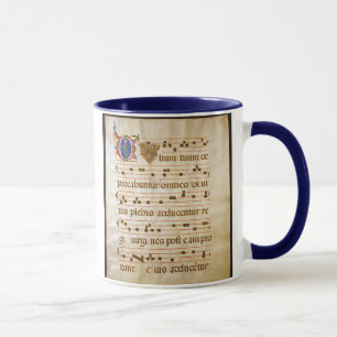 Gesang manuscript.jpg, gregorianischer Gesang: , Tasse