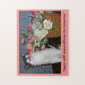 Gesang-Miezekatze Valenpuzzle! Puzzle (Vertikal)