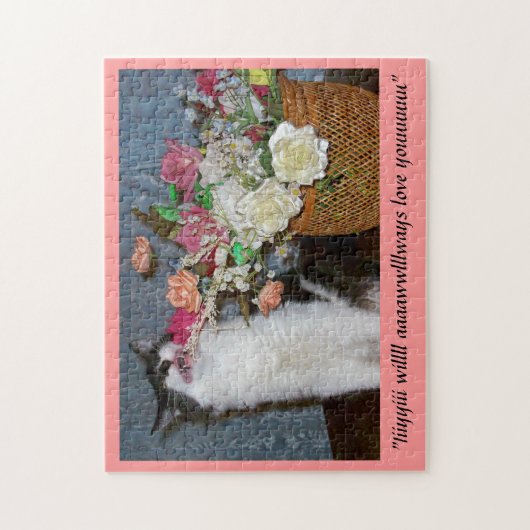 Gesang-Miezekatze Valenpuzzle! Puzzle (Vertikal)