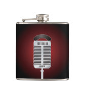 Gesang-Mikrofon-Flasche Flachmann (Vorderseite)