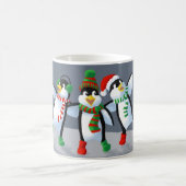Gesang-Pinguine Kaffeetasse (Mittel)