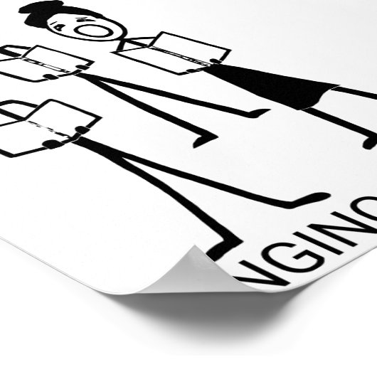 Gesang Poster (Ecke)