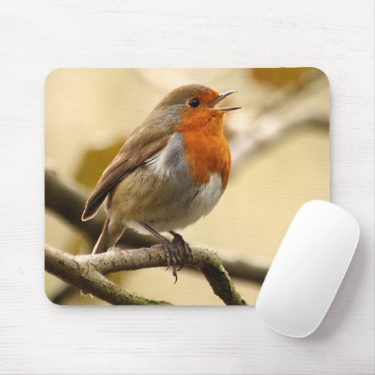 Gesang Robin Mousepad (Mit Mouse)