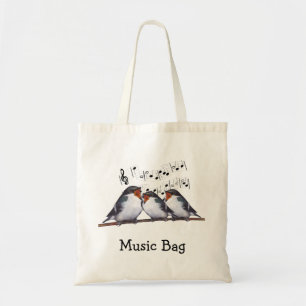 Gesang-Schwalben: Vögel: Musik-Tasche, Chor Tragetasche