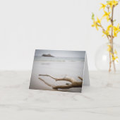 Gesang-Strand Karte (Gelbe Blume)
