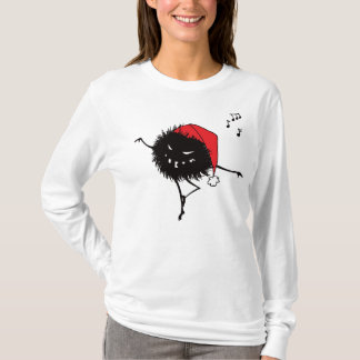 Gesang-Tanzen schlechte Weihnachtswanze lange T-Shirt