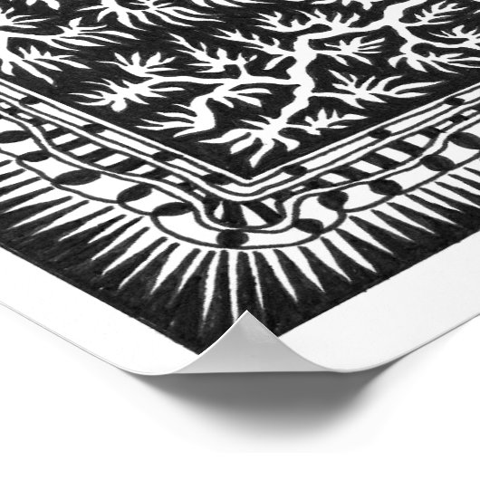 Gesang Tree Poster (Ecke)