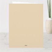 Gesang und Chirping Karte (Rückseite)