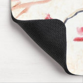 Gesang-Vogel-Hintergrund Mousepad (Ecke)
