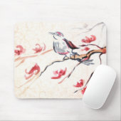Gesang-Vogel-Hintergrund Mousepad (Mit Mouse)