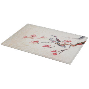 Gesang-Vogel-Hintergrund Schneidebrett