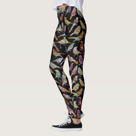 Gesang Vögel Leggings (Links)