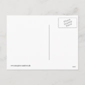 Gesang-Weihnachtsengel Feiertagspostkarte (Rückseite)