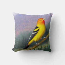 Gesang-Westerntanager-Vogel-Kissen Kissen
