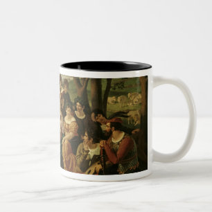 Gesang-Wettbewerb Zweifarbige Tasse