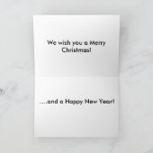 Gesangalpaka Weihnachtskarte Feiertagskarte (Innenseite)