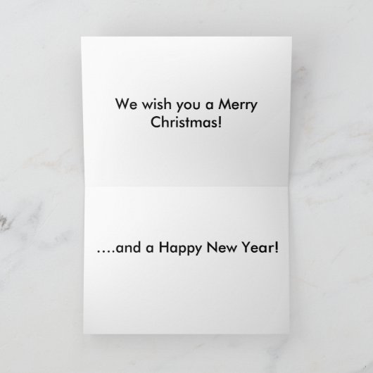 Gesangalpaka Weihnachtskarte Feiertagskarte (Innenseite)