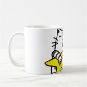 Gesangkatze - Gelb Kaffeetasse (Links)