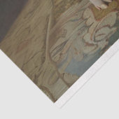 Gesangsferkel in Spitzenkleidern Decoupage, Seidenpapier (Ausschnitt)