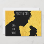 Gesangsleistung in der Erwägung Einladung (Vorderseite)