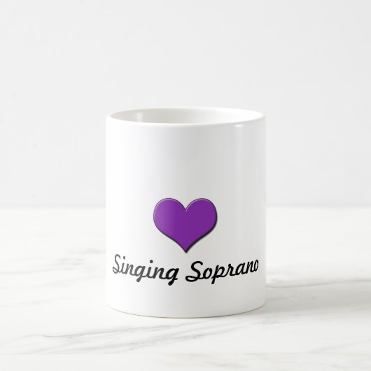 Gesangsoprano-Tasse Kaffeetasse (Mittel)