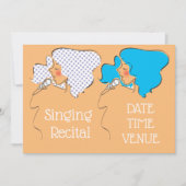 Gesangsreferenz in der Erwägung Einladung (Vorderseite)