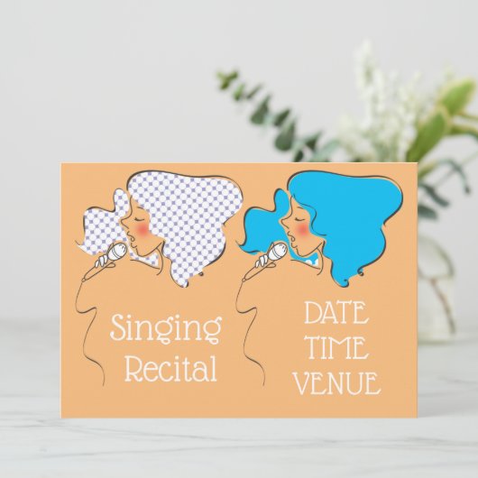 Gesangsreferenz in der Erwägung Einladung (Stehend Vorderseite)