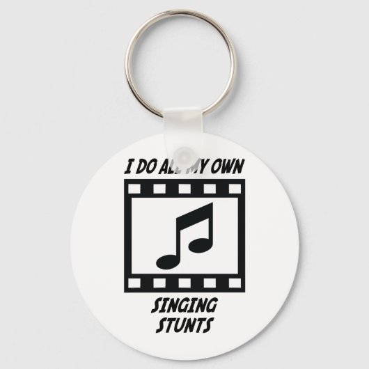 Gesangsstunts Schlüsselanhänger (Vorderseite)